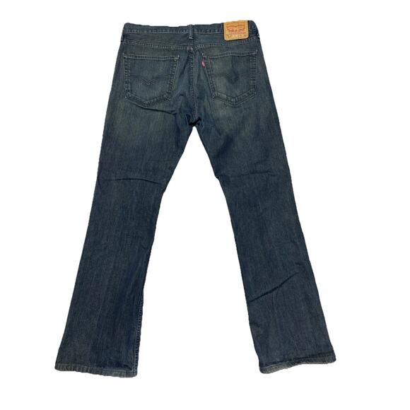 Levis 527 Jeans Mens Tag 36x32 Actual 36x32 Blue Bootcut Western Y2K Ranch - Picture 3 of 14